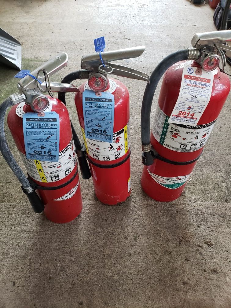Fire extinguishers (3)