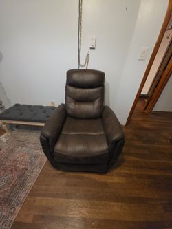 Fake leather chair
