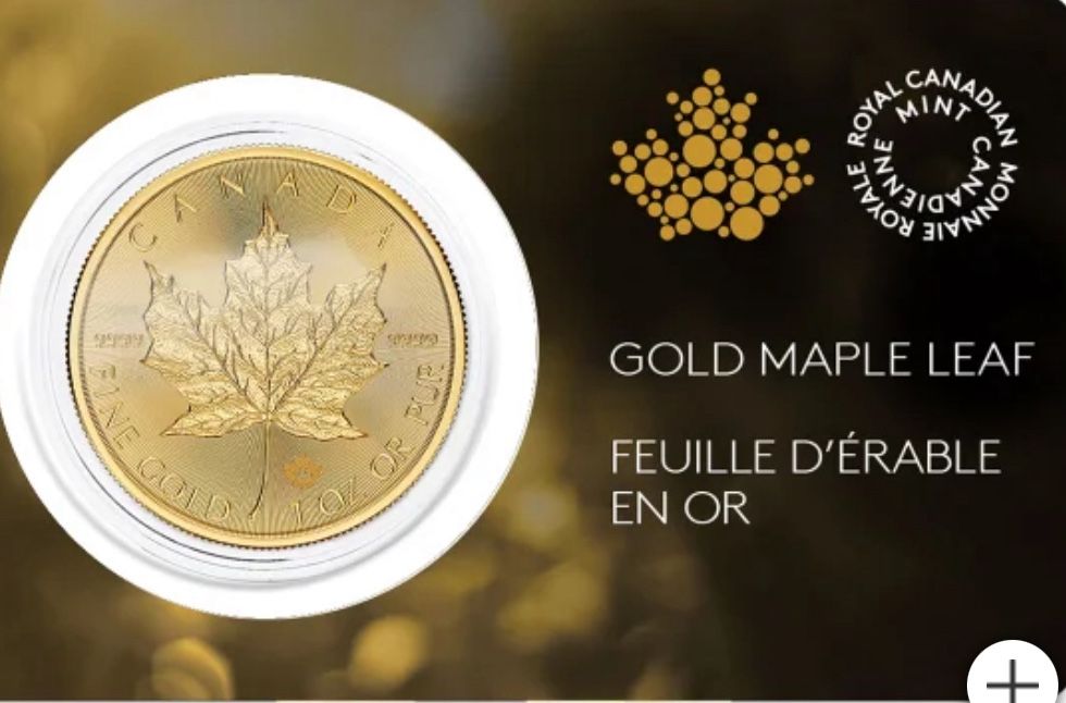 1 Ounce .999 Pure Gold Maple Coin