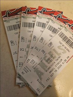Angels vs Minnesota ticket