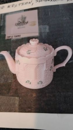Belleek Limited Edition Castle Teapot