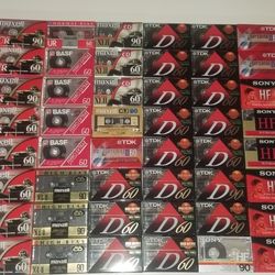 60 sealed blank cassette