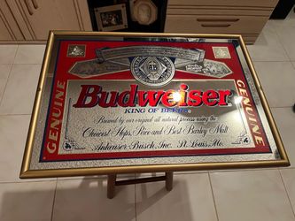 Mirror art frame Budweiser