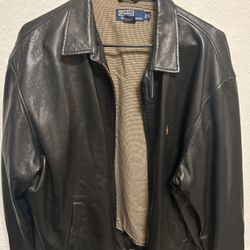 Men’s Genuine Leather Polo By Ralph Lauren xL Jacket 
