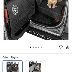 Ruff Liners Extensor de asiento trasero grande para perros, color negro, como se ve en Shark Tank, plataforma de puente plano para camiones de tamaño 