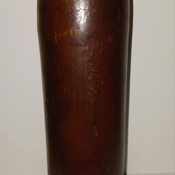 Old Tall Stoneware Pottery Antique Gin Bottle