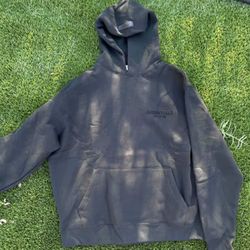Black Essentials Hoodie 