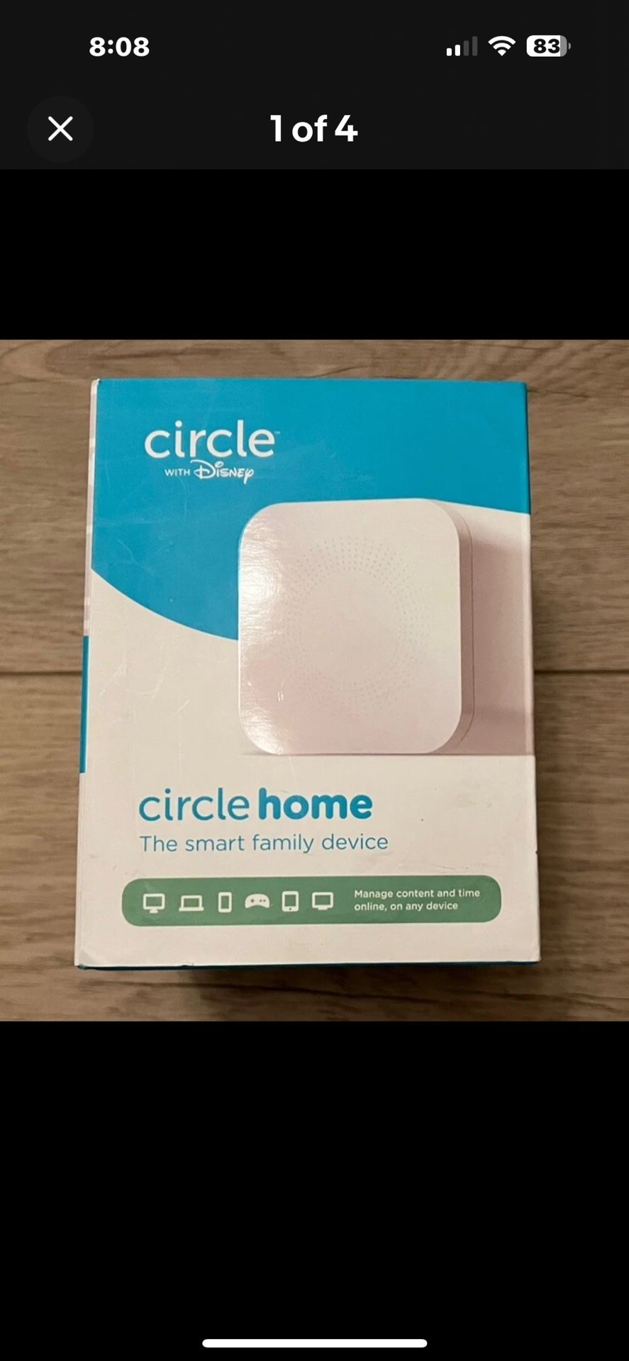Circle Home With Disney The Smart Family Device IOS & Android Compatible New NIB