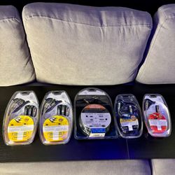 5 Brand New Philips Audio Video Cables | Composite/HDMI/DVI/Coaxial