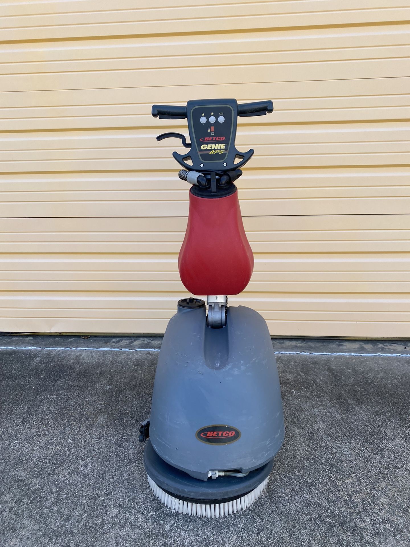 Betco Genie B APS  Automatic Battery Powered Floor Scrubber, 14 Inch with onboard charger.