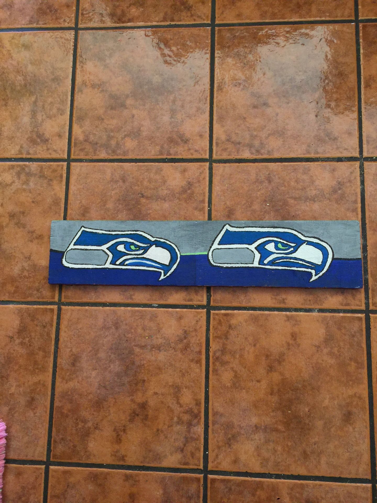 Wood Seahawks frame