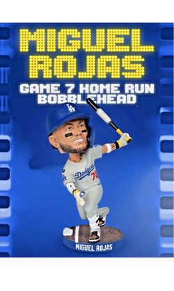 MIGUEL ROJAS GAME 7 BOBBLEHEAD SHA
