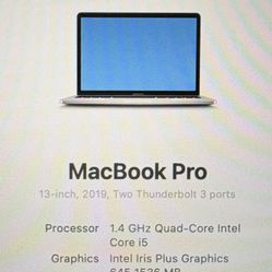 2019 MacBook Pro 13 inch