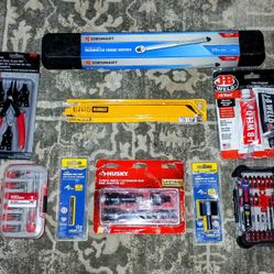 🛠 LOT OF TOOLS ~ NEW! Torque Wrench, Snap Ring Pliers, Diamond Hole Saws, and MORE (MSRP $206) 🧰