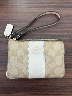 Coach Signature Wristlet Wallet