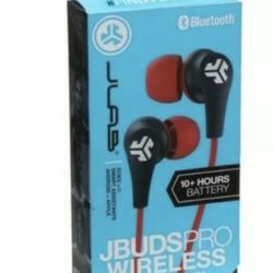 JLabs JBuds Pro Wireless Bluetooth Signature Earbuds - Red