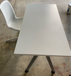 Computer desk and chair