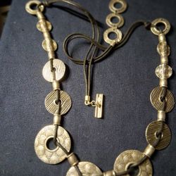 Costume Neclace Hand Crafted Vintage 