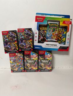 Pokémon booster bundles, and first partner series 3