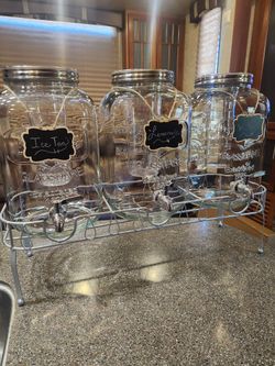 Mason Jar Drink Dispenser
