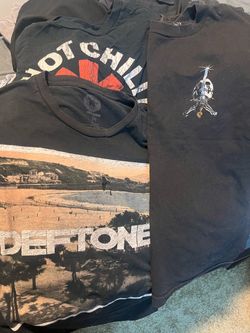 Deftones & Red Hot Chili Peppers Band Tees Lot
