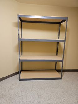 Warehouse Shelving 60 in W x 24 in D Boltless Warehouse Shelves Garage Storage Racks 4 Tier Stronger Than Homedepot And Lowes Delivery Available
