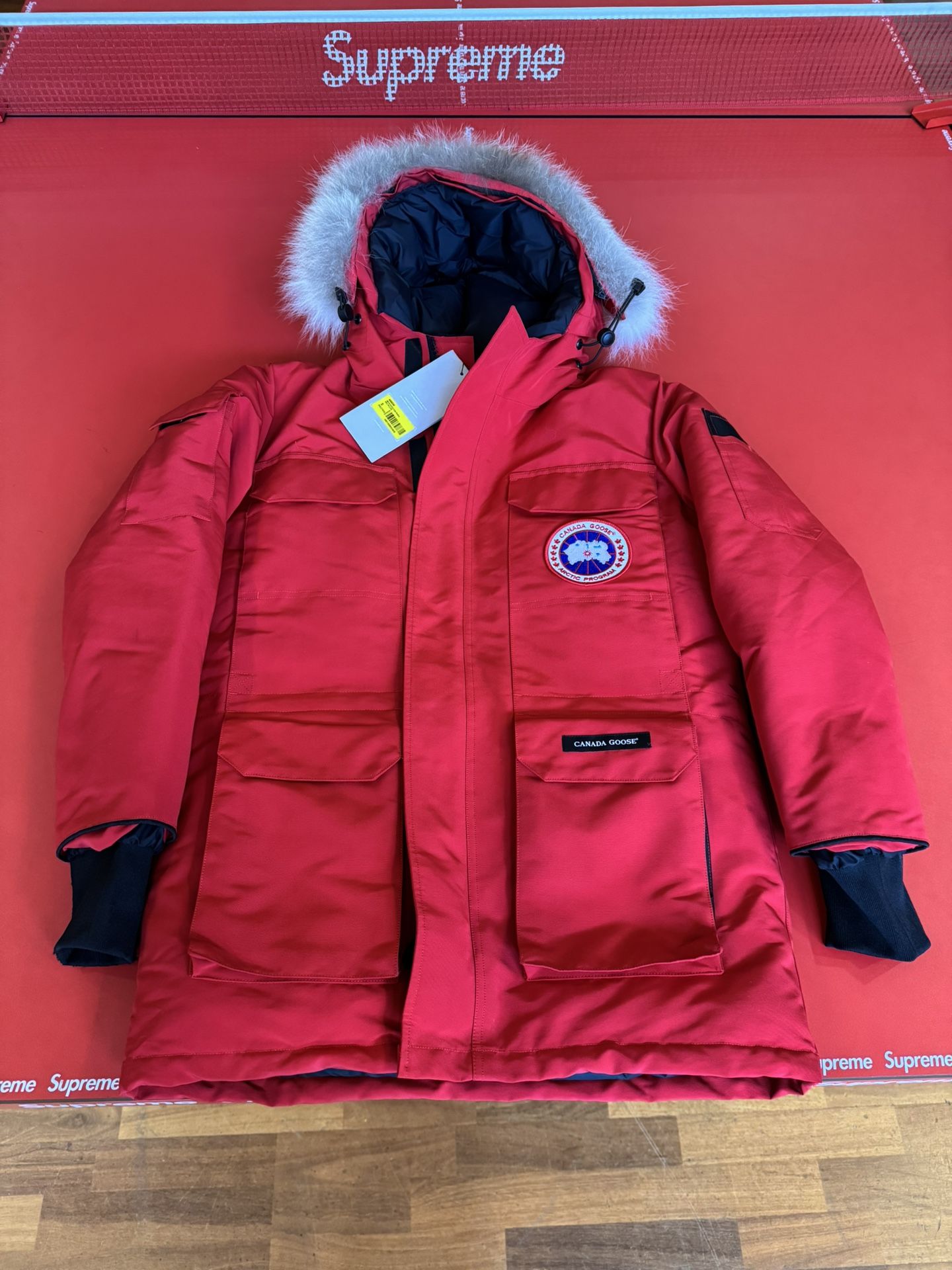 Canada Goose Expedition Parka Red Mens Small Brand New