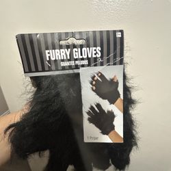 Halloween Furry Gloves