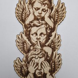 Laser Cut Ornament/Wall Hanging (Solid Wood)