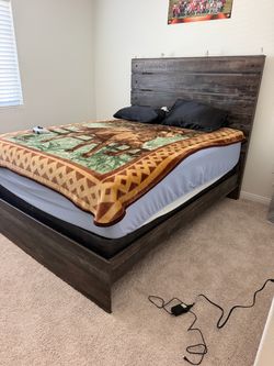 queen bed frame with box spring