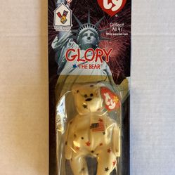 Ty Beanie Baby Glory The Bear Sealed McDonald's Collectible 1999