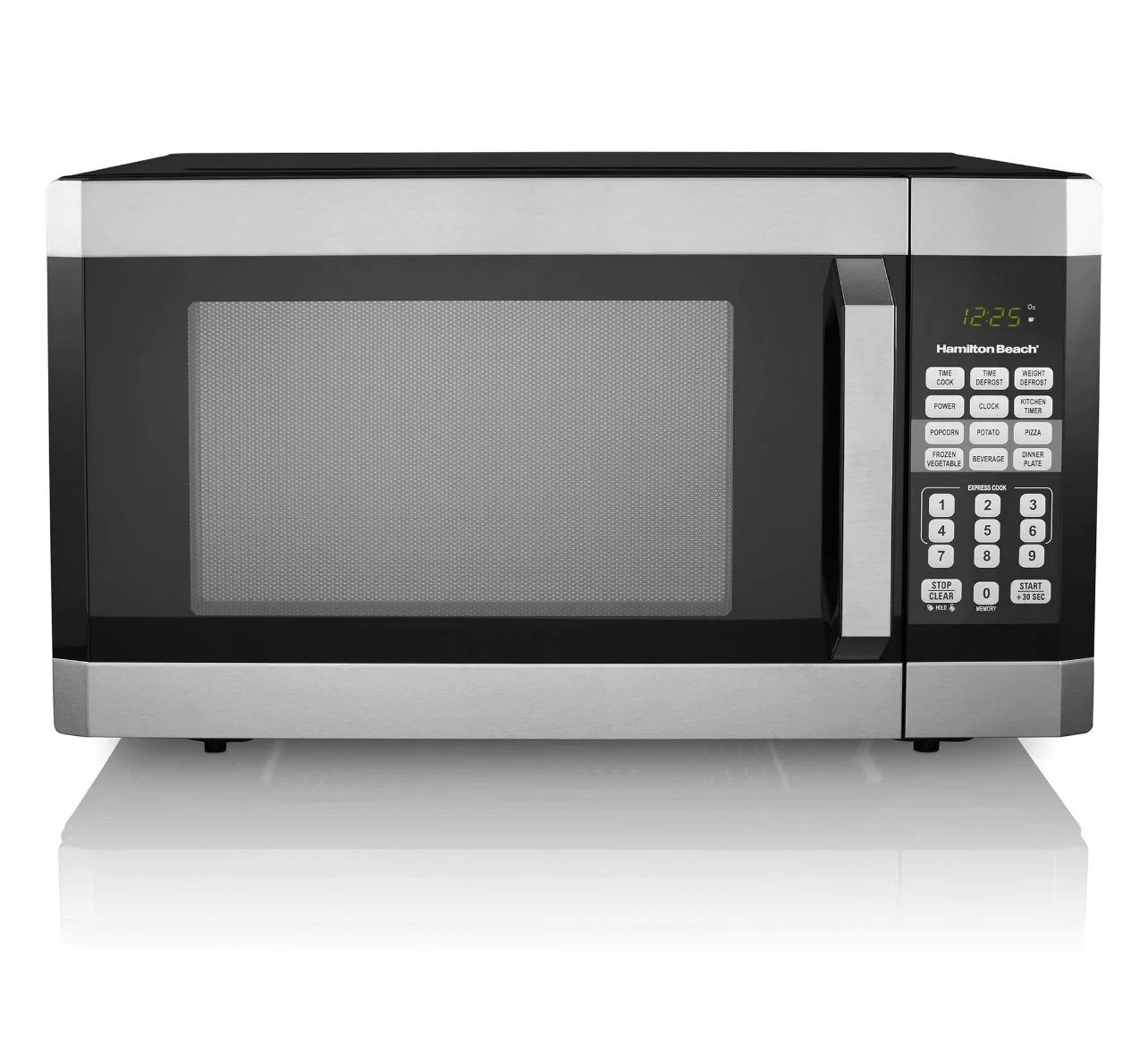 Hamilton Beach 1.6 Cu. ft. Digital Microwave Oven, Stainless Steel