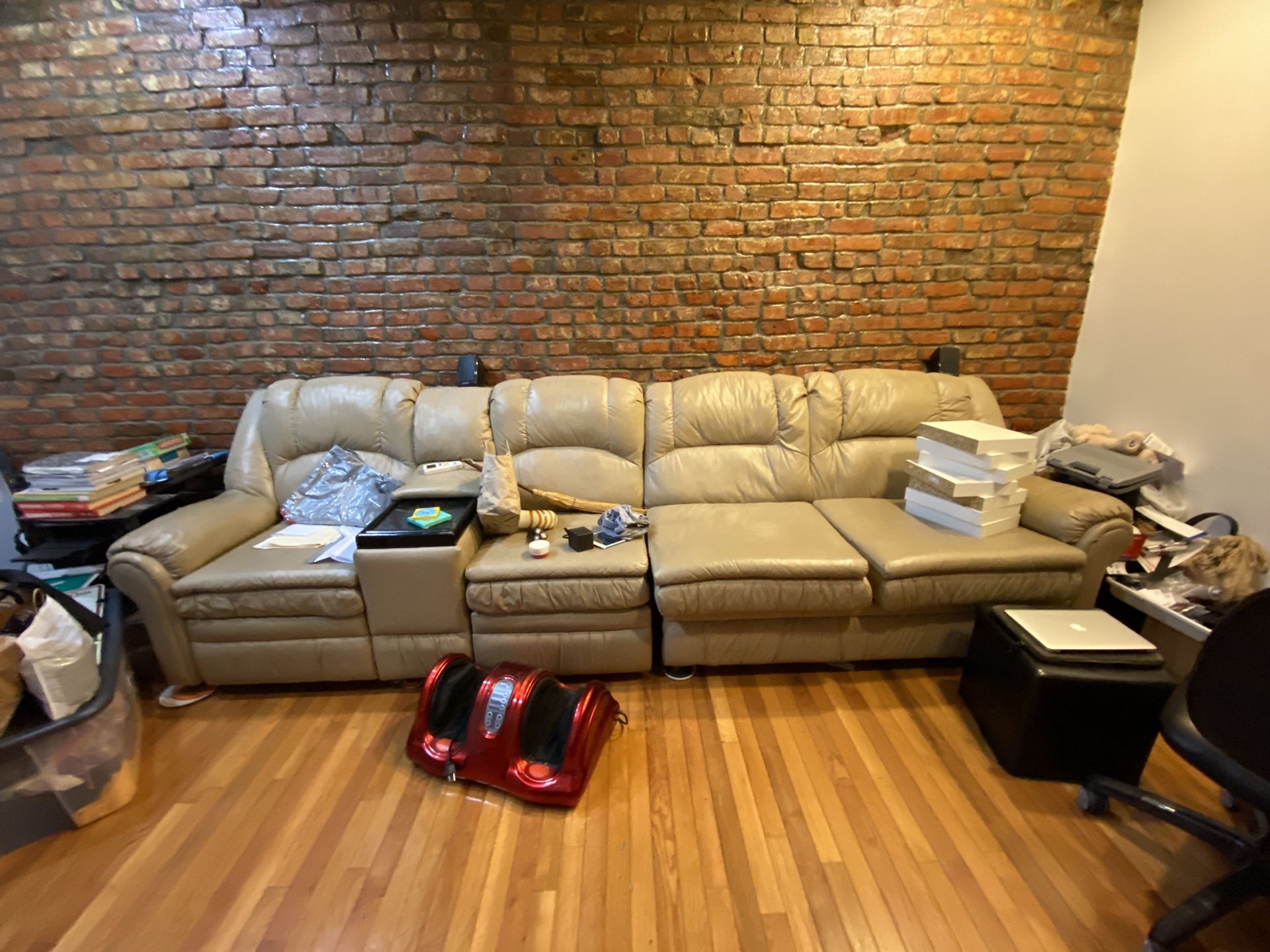 Leather Sectional Couch