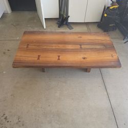 Sold Wood Coffee Table