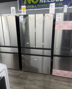 😍 SAMSUNG BESPOKE COUNTER DEPTH FOUR DOOR REFRIGERATOR WITH INNER BEVERAGE CENTER 😍