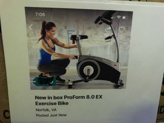 ProForm 8.0 EX Exercise Bike, Brand New in Box