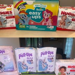 Diapers & Wipes: Pampers/ Huggies/ Pull-Ups/ Ninjamas