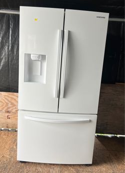 36W” Samsung high gloss white refrigerator
