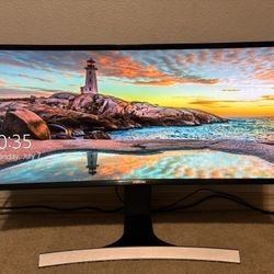 Samsung 29” UltraWide Curved Monitor – 2560x1080 – HDMI/DP – Includes Power & HDMI Cable