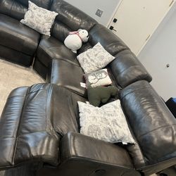 Leather Sectional Couch