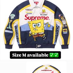 Size M Supreme®/ SpongeBob SquarePants Jeff Hamilton Racing Jacket