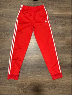 Red adidas sweats