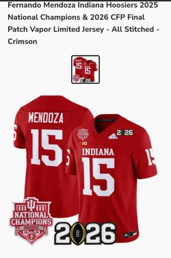 Brand New ✨️ Mendoza  College Jersey