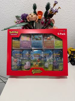 Ascended Hero 5 Pack Pokemon Tin
