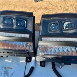 16-18 Chevy Silverado 1500 LED Headlights Faros Calaveras Micas Luces Lamps