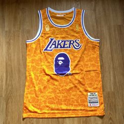 Lakers And Chicago Bulls Bape Jersey