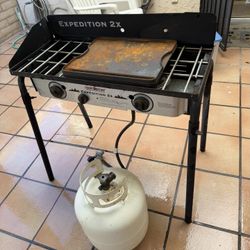 Camping Bbq With Propane Tank 