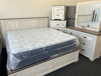 FARMHOUSE RUSTIC BEDROOM SET – HUGE SALE!