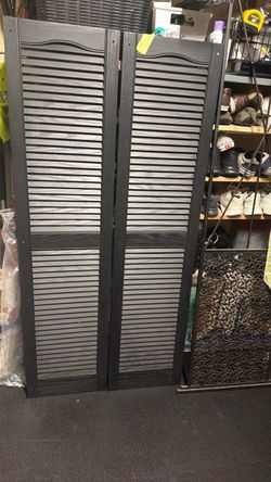 EXTERIOR CHOCOLATE BROWN SHUTTER PANEL 60” x 14-1/2”