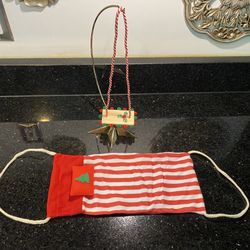 Hammock With Pillow & Wood Swing for The Elf on the Shelf Claus or Dolls 12" 